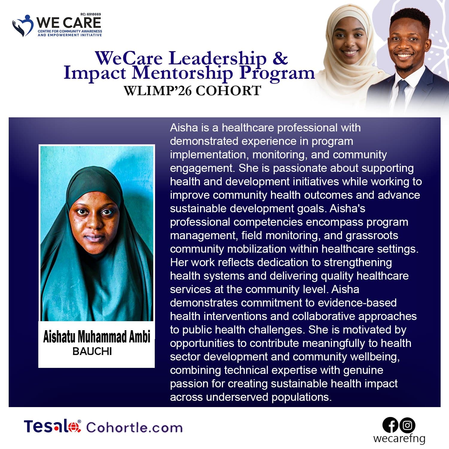 Aishatu Muhammad Ambi bio flyer