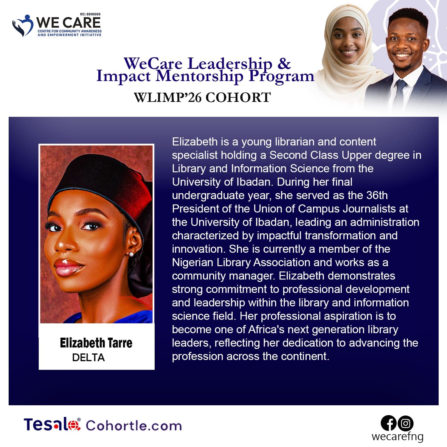 Elizabeth Tarre bio flyer